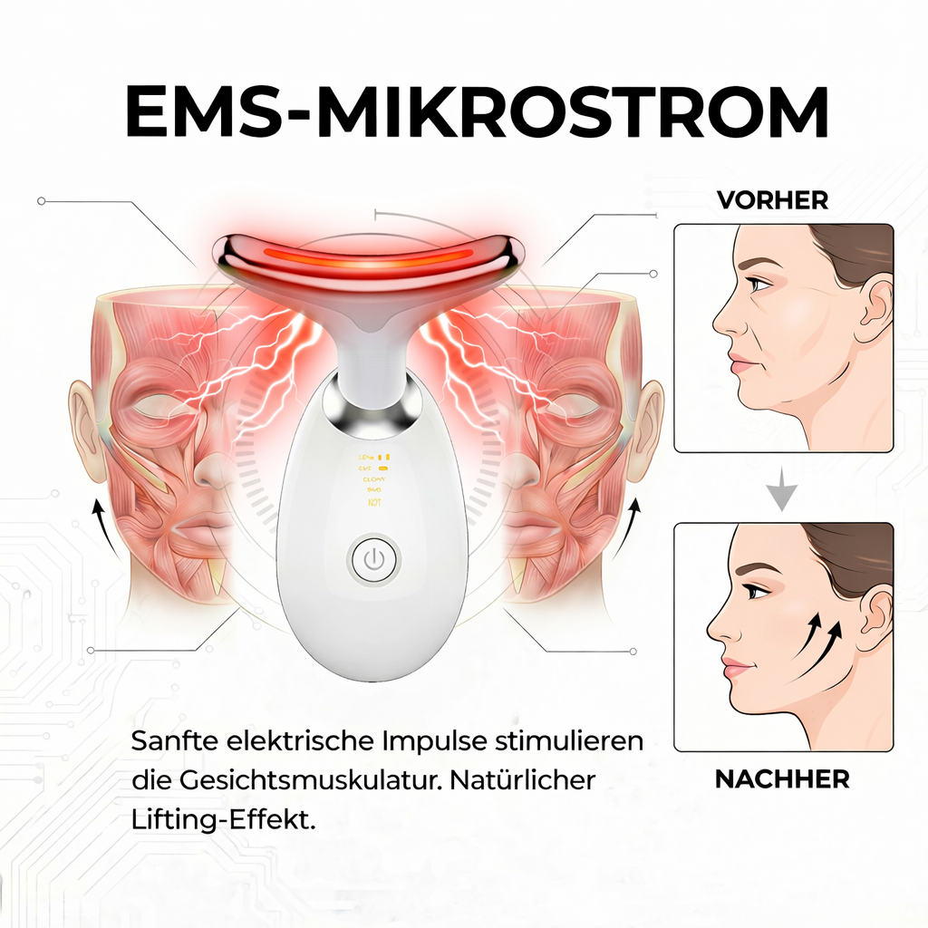 LumiLift Pro™ – Premium Gesichts-Lifting- & Straffungsgerät